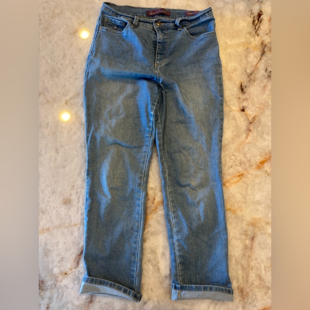 Gloria Vanderbilt Light Blue Ankle Jeans